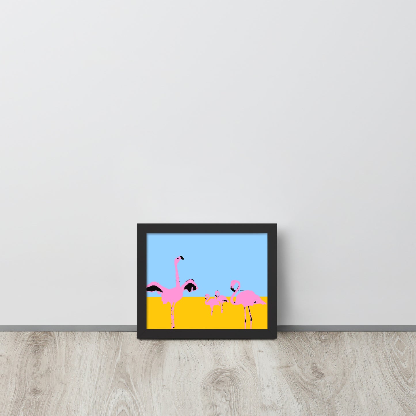 Pink Flamingos 2 Framed Print