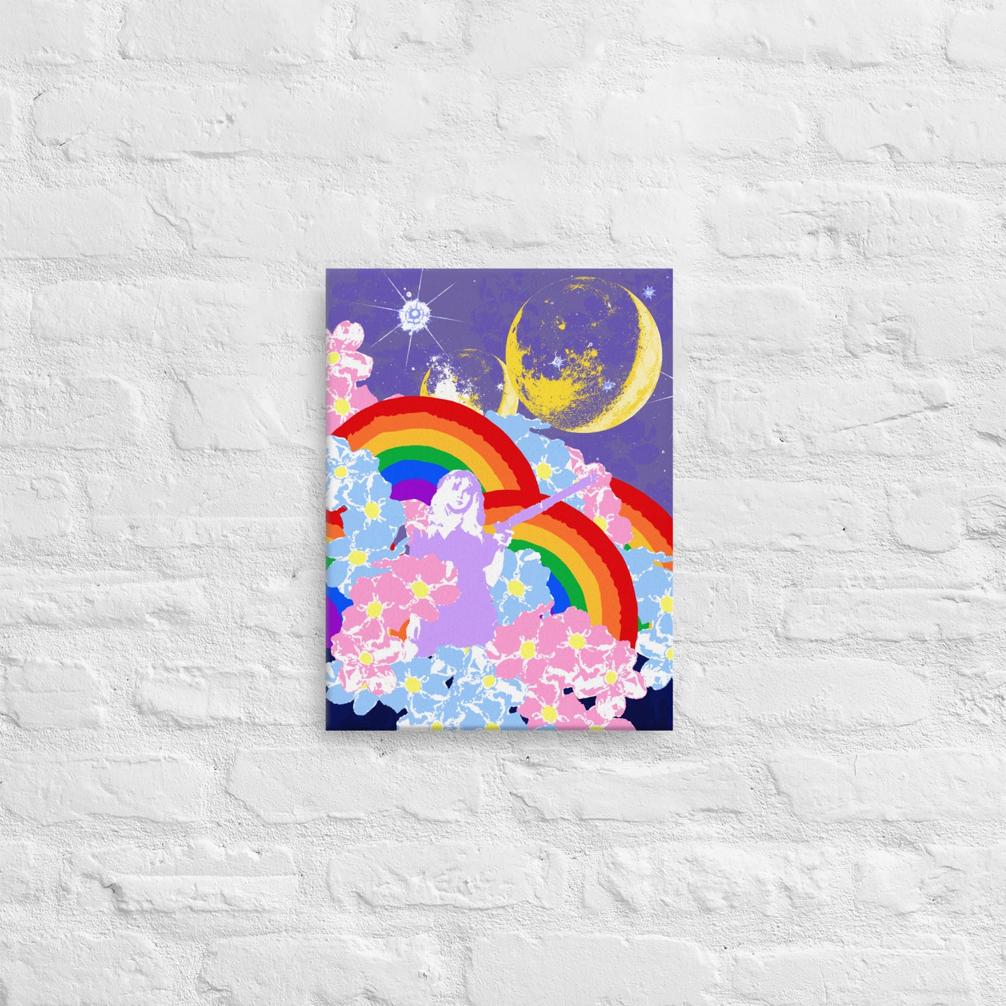 From The Moon To The Rainbow Canvas