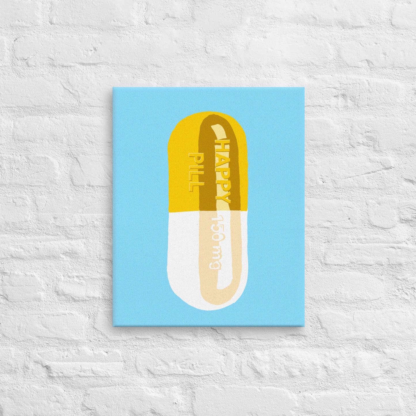 Happy Pill Canvas