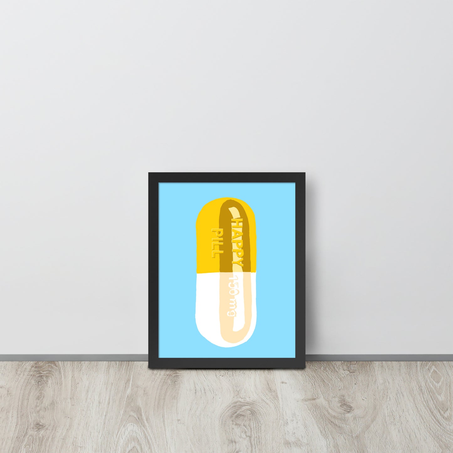 Happy Pill Framed Print