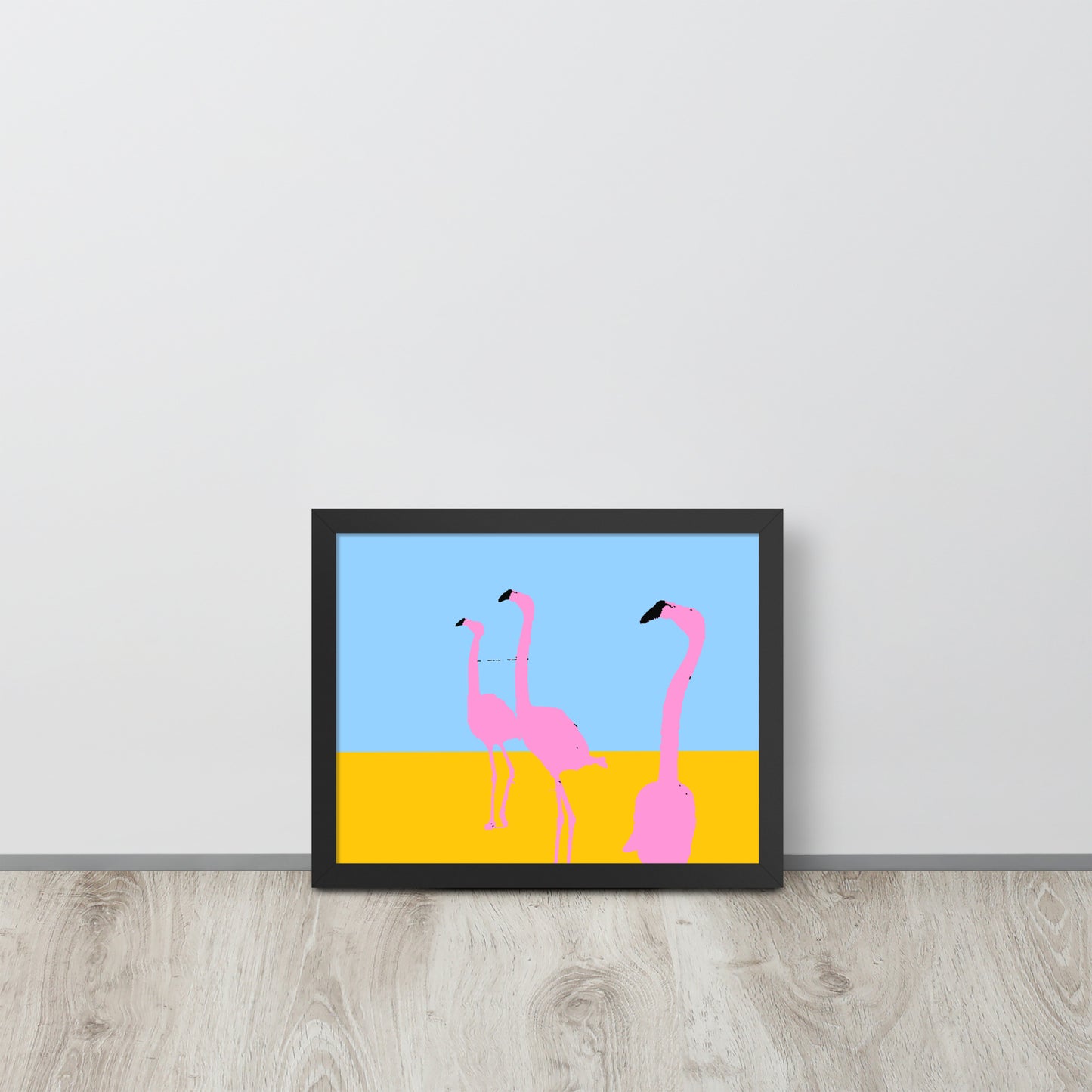 Pink Flamingos 3 Framed Print