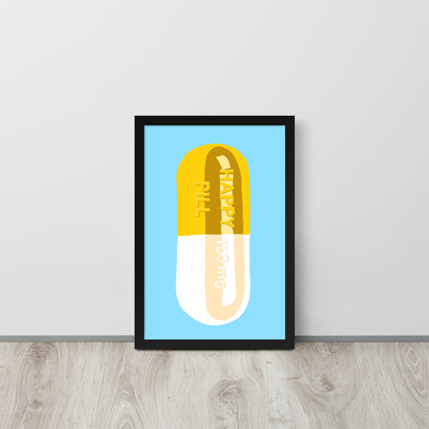 Happy Pill Framed Print