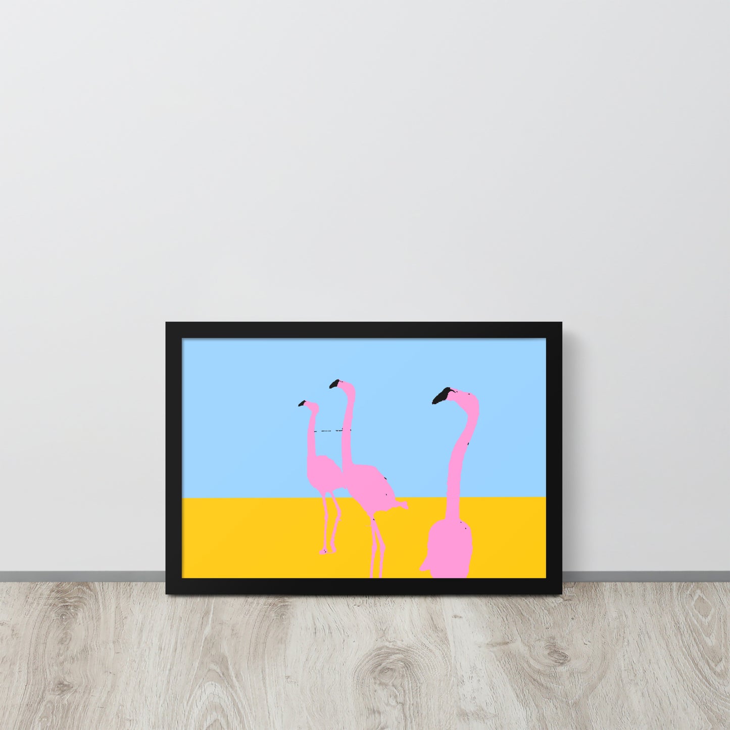 Pink Flamingos 3 Framed Print