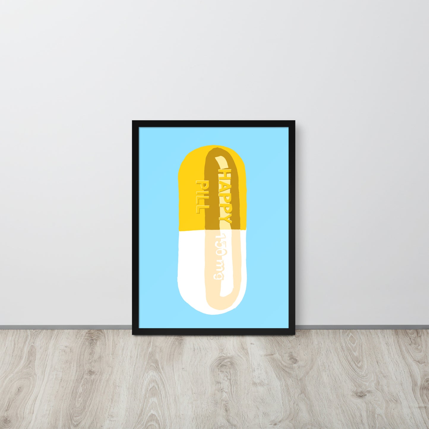 Happy Pill Framed Print