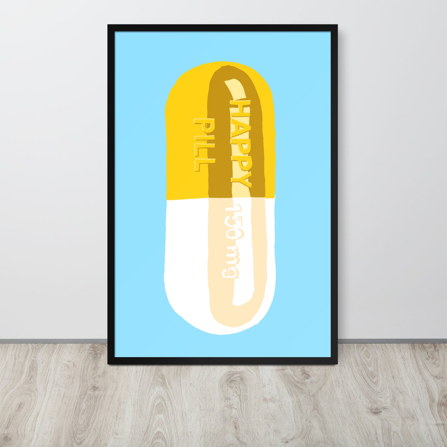 Happy Pill Framed Print