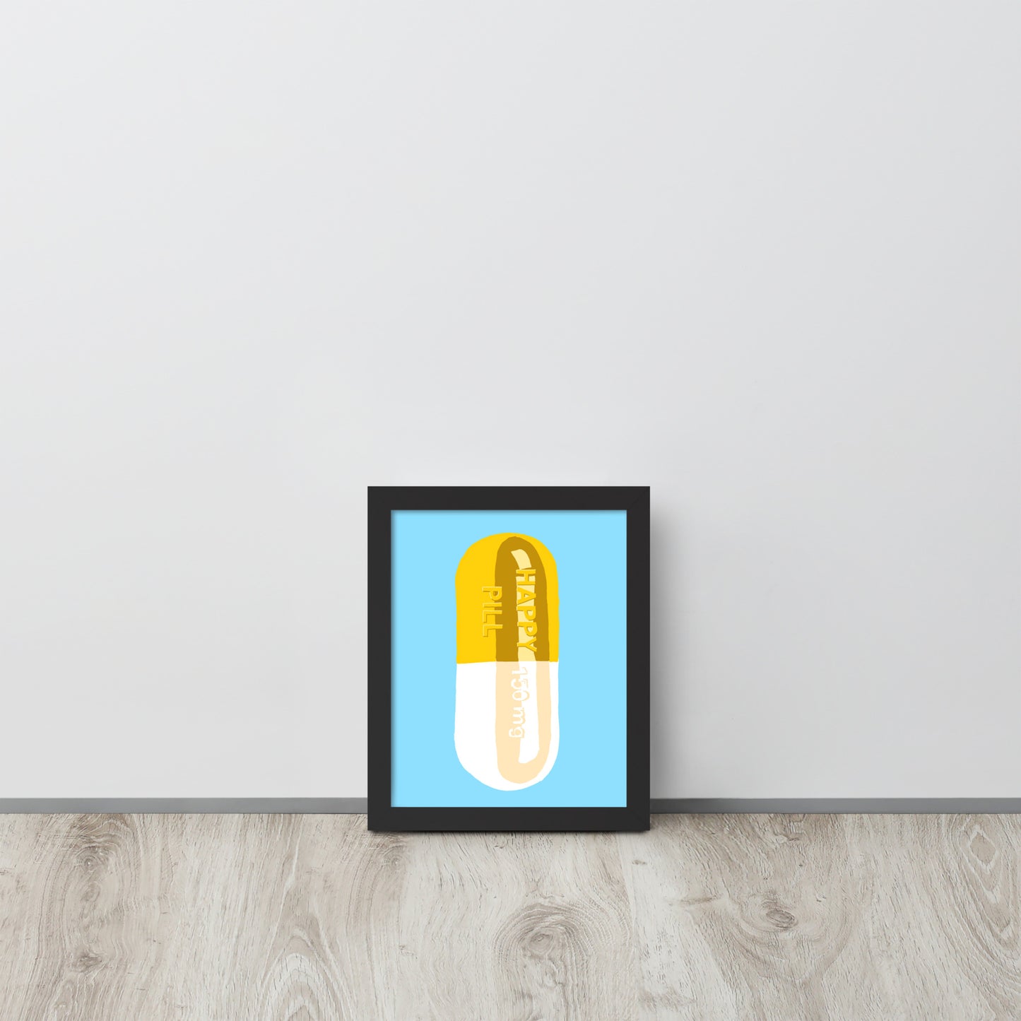 Happy Pill Framed Print