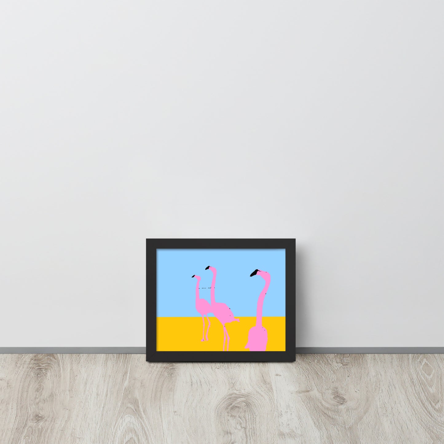 Pink Flamingos 3 Framed Print