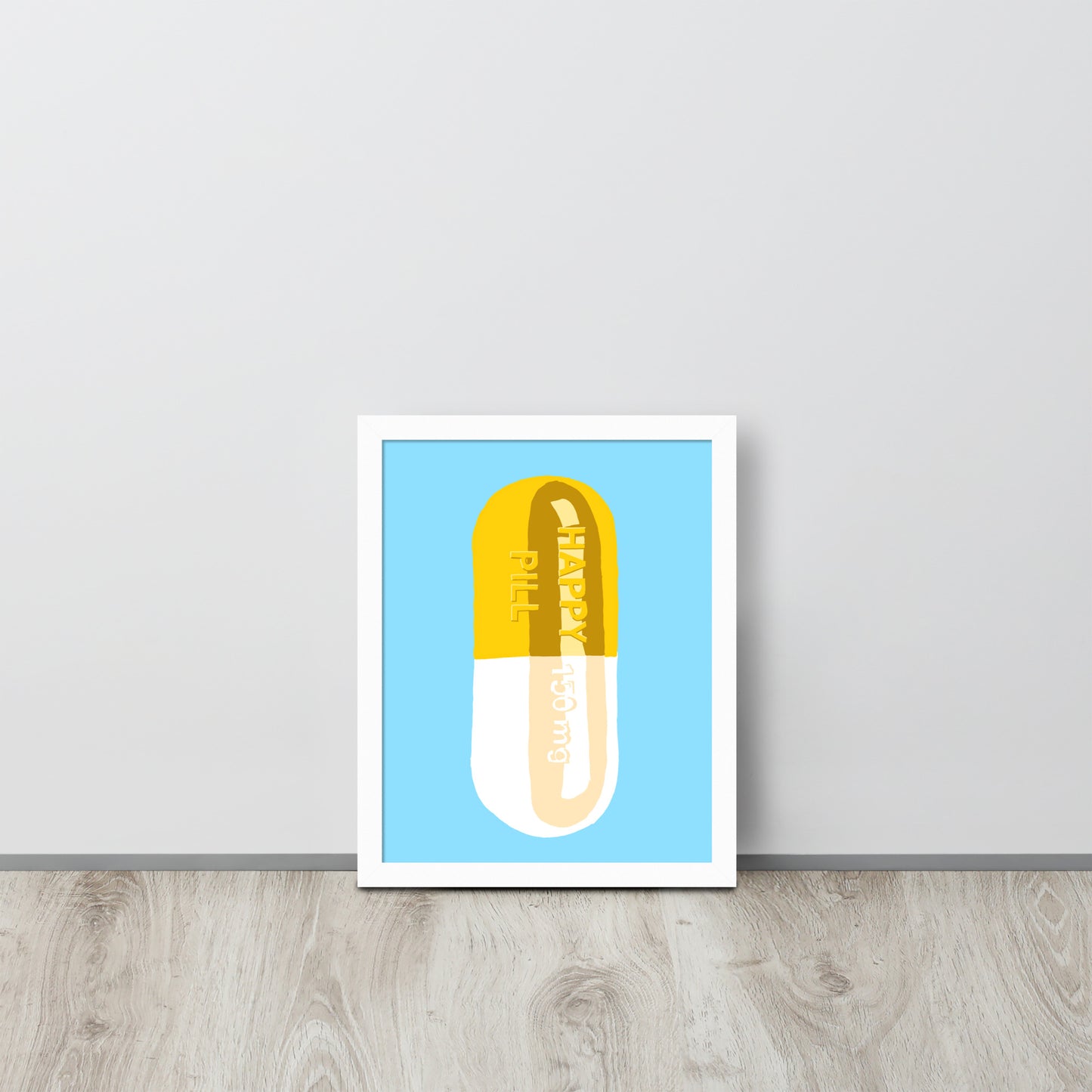 Happy Pill Framed Print