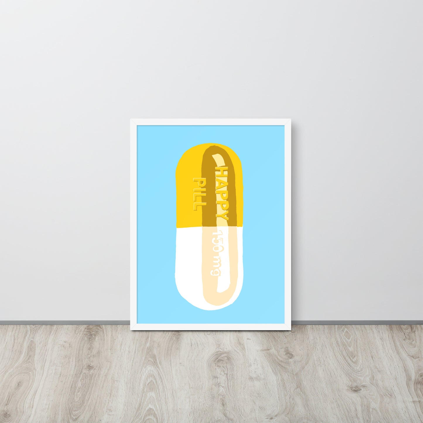 Happy Pill Framed Print