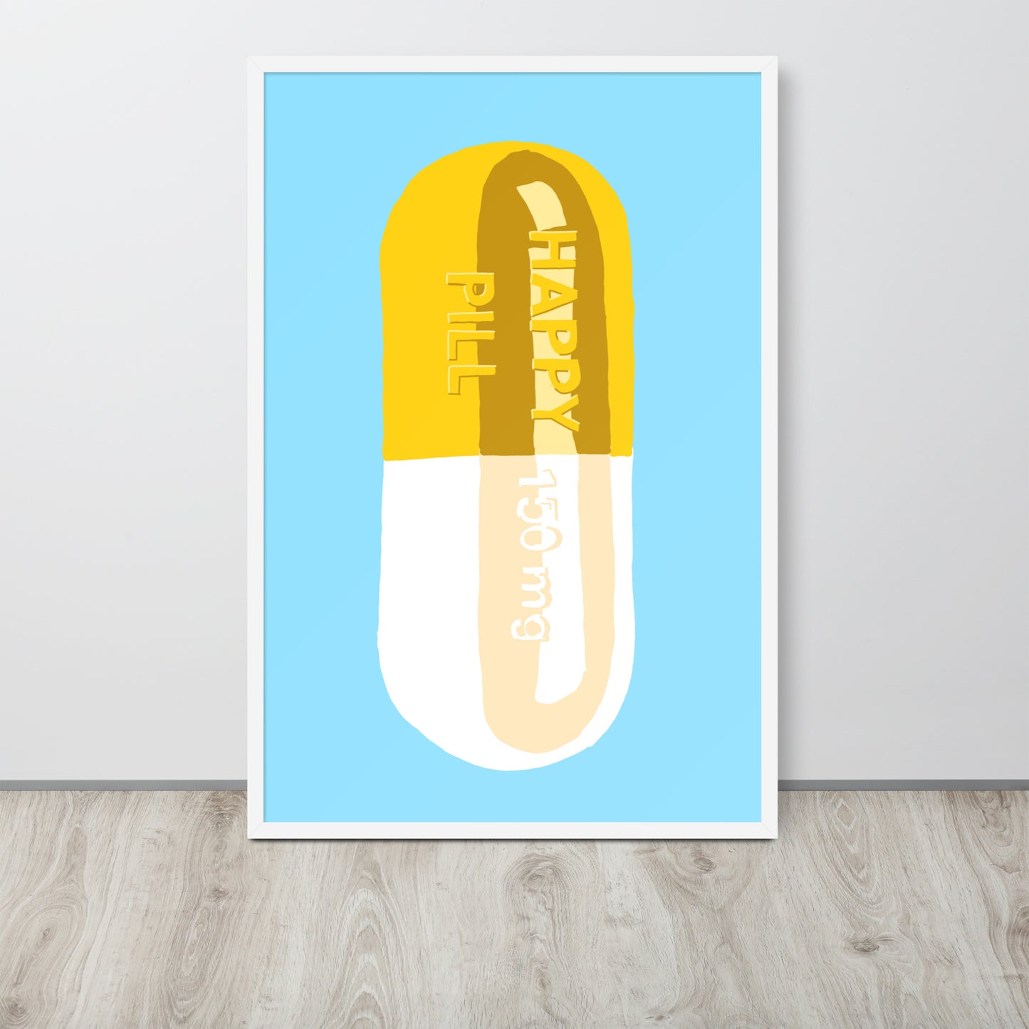 Happy Pill Framed Print