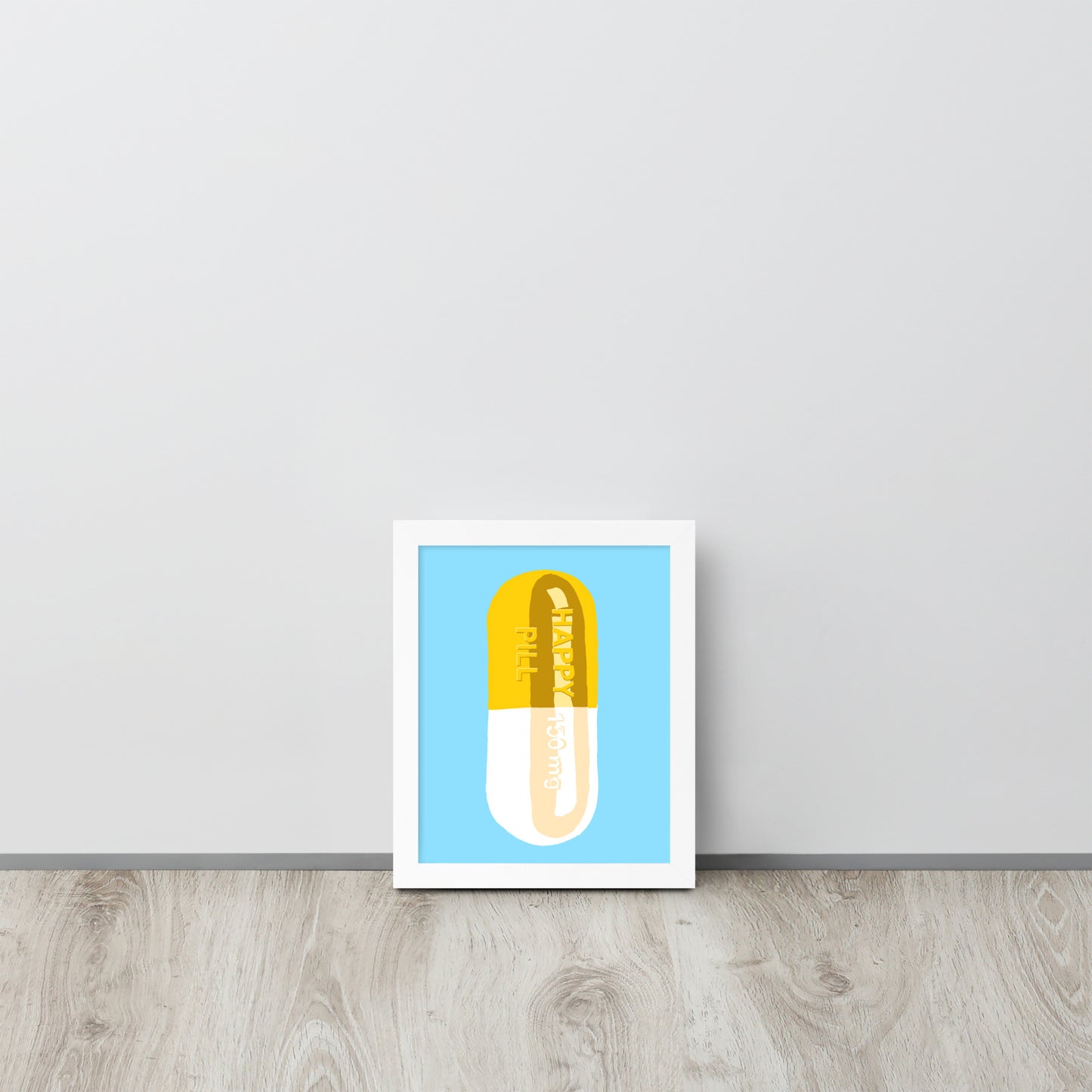 Happy Pill Framed Print