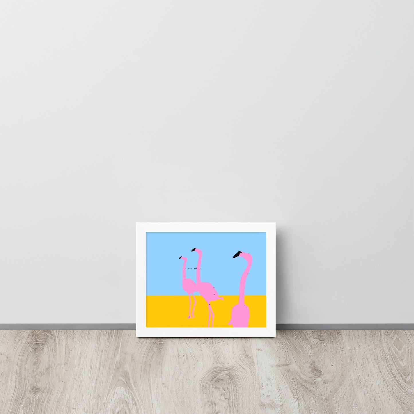 Pink Flamingos 3 Framed Print